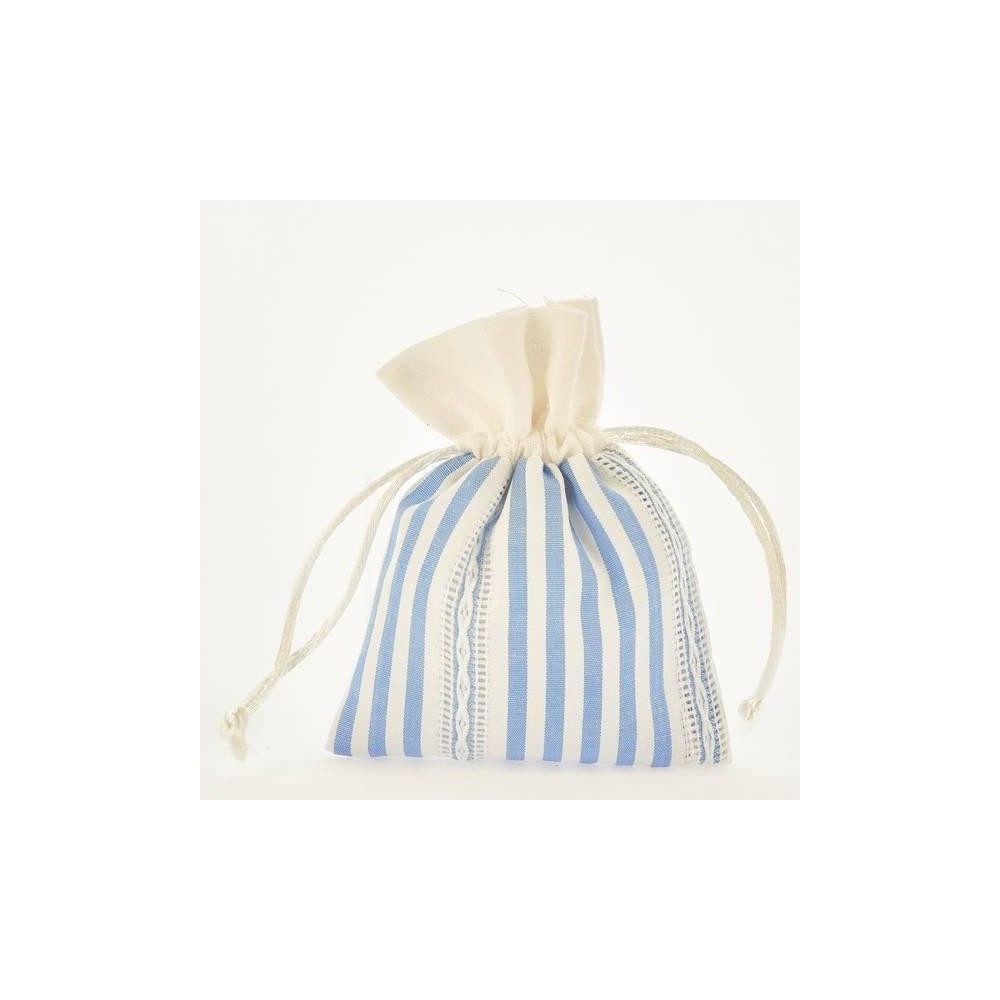 SACC CELESTE RETT RIGATO CM10